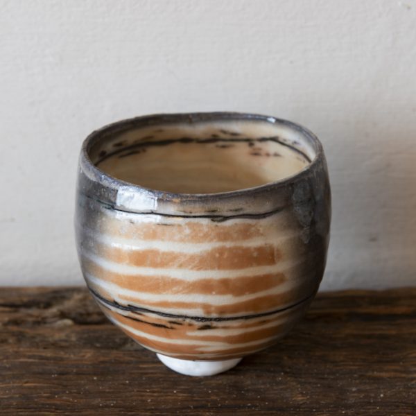 Bowl with horizontal lines by Priscilla Mouritzen 