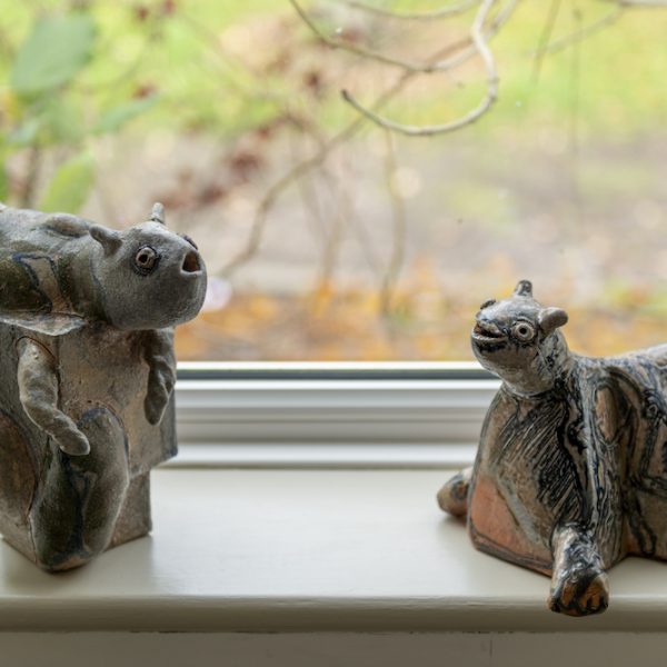 JOY Sten Lykke Madsen Creatures on window sill The Ceramic House
